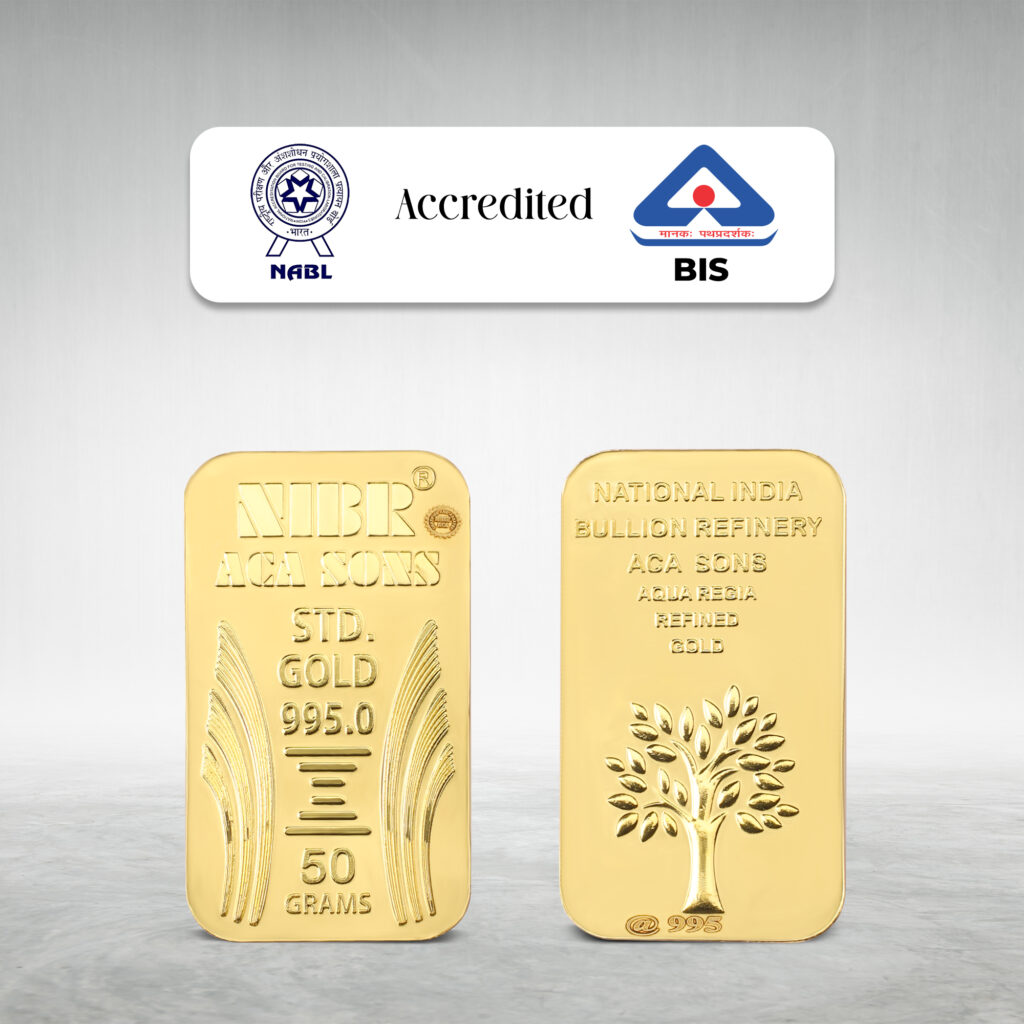 50 Grams Gold Bar 995