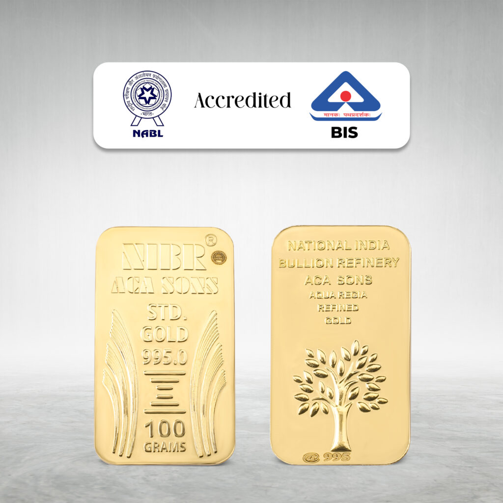 100 Grams Gold Bar 995