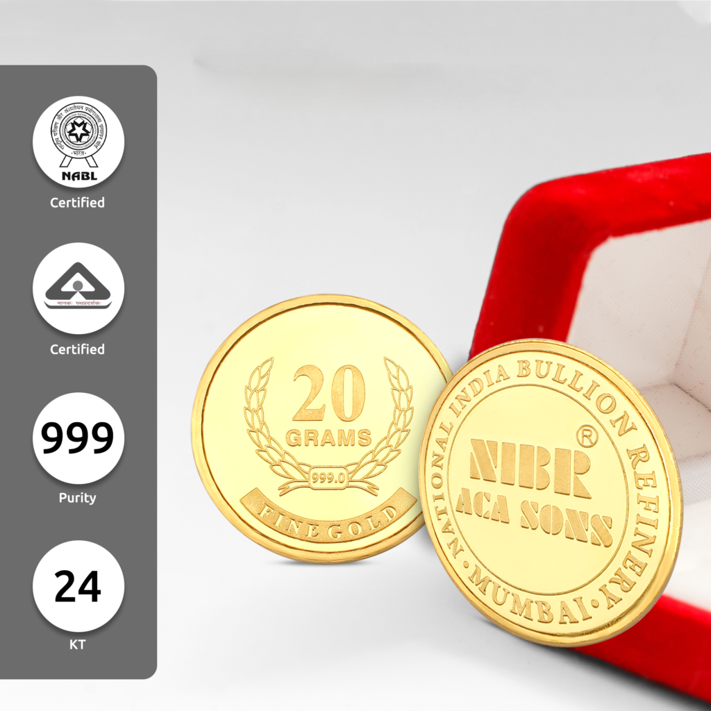 20 Grams Gold Coin 999 (24 Karat)