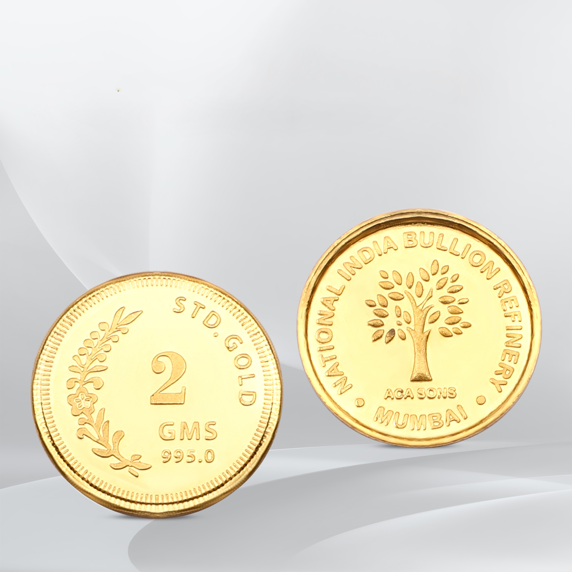 2 Grams Gold Coin 995