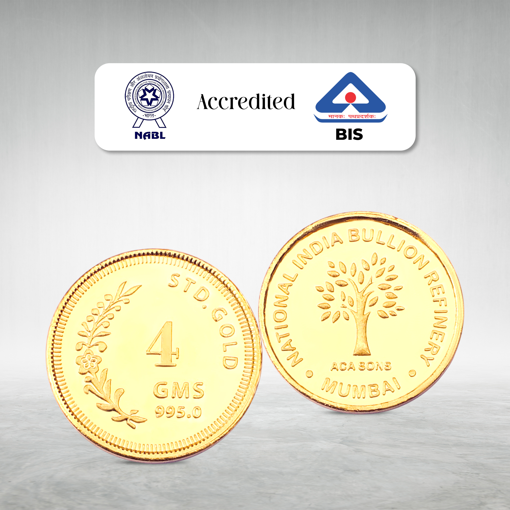 4 Grams Gold Coin 995