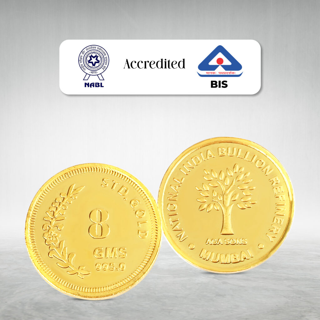 8 Grams Gold Coin 995