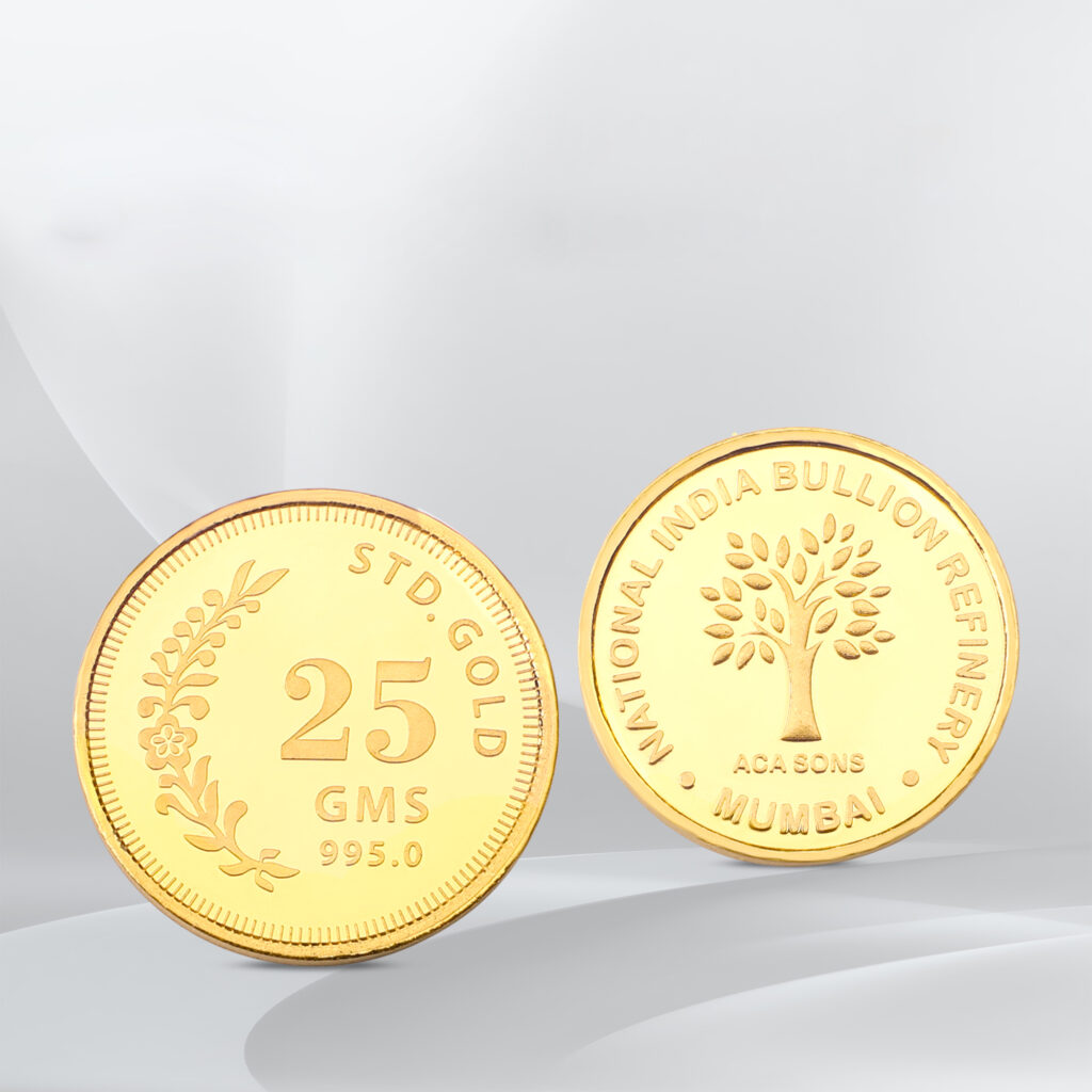 25 Grams Gold Coin 995