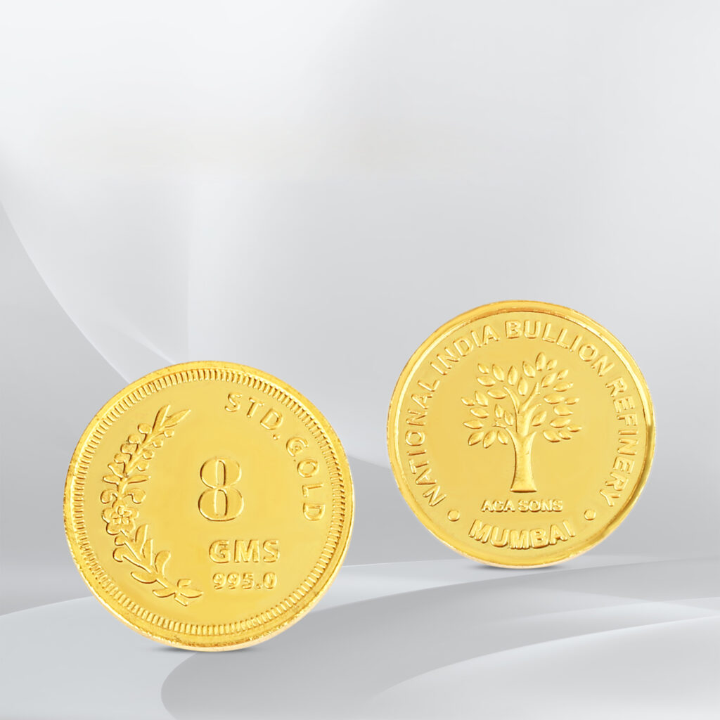8 Grams Gold Coin 995