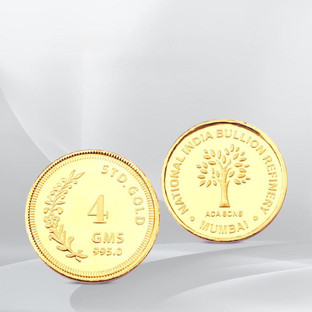 4 Grams Gold Coin 995
