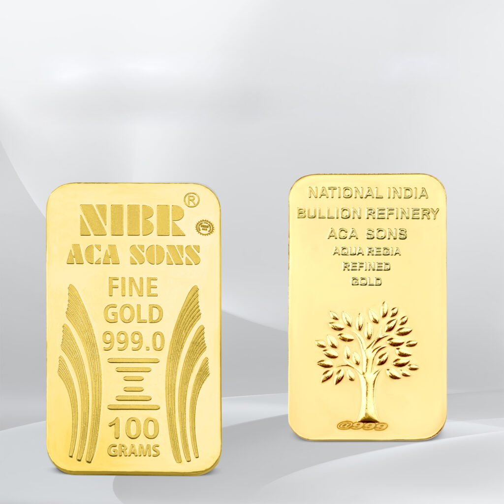 100 Grams Gold Bar 999 (24 Karat)